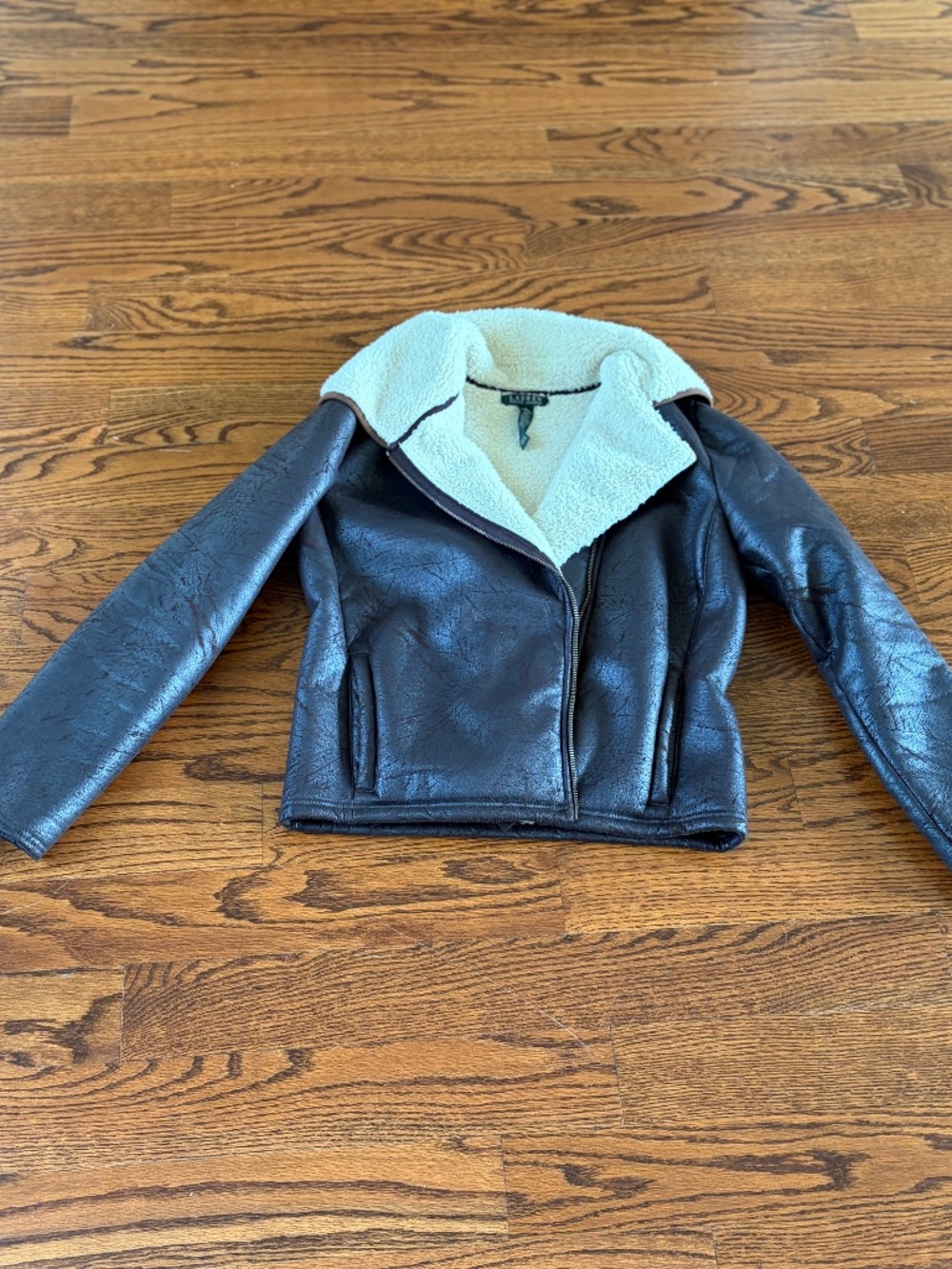 Ralph Lauren brown bomber jacket